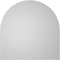 Ekena Millwork Round Top Surface Mount PVC Gable Vent w/ 2"W x 2"P Brickmould Sill Frame, 22"W x 22"H GVPRT22X2203SN - alternate 4